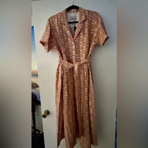 Ace & Jig Sabine dress in Airmail L NWT